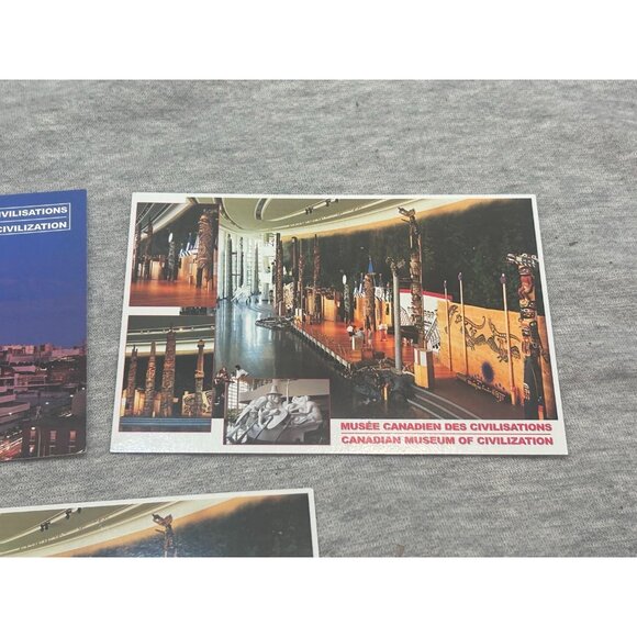 Canadian Museum of Civilization Hardpaper Lot Of Three Postcard - Picture 2 of 7